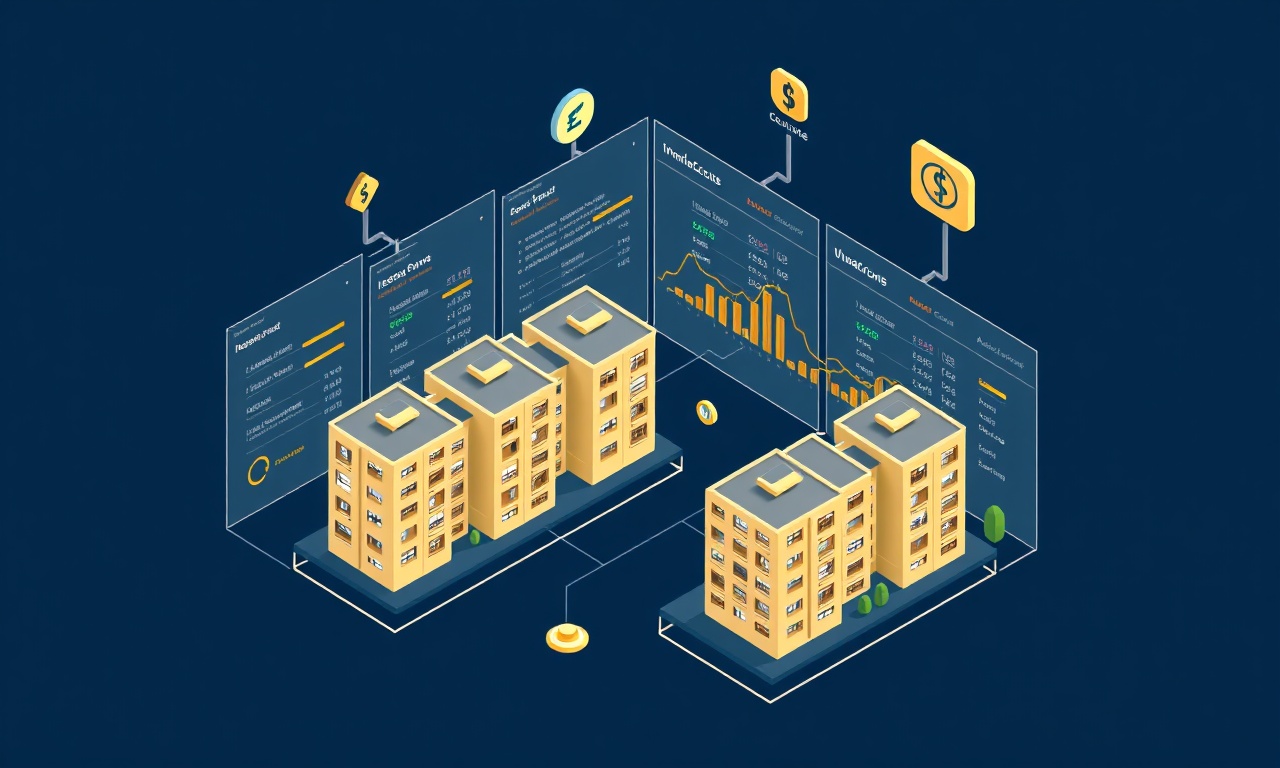 Dijital apartman yönetim programının ada ve blok gider ayrıştırmasına katkısını gösteren illüstrasyon