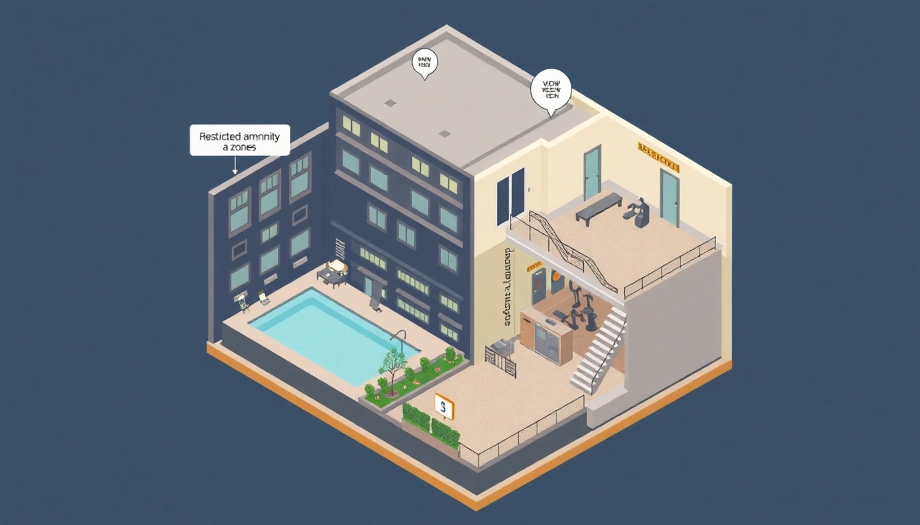 Apartmanda kısıtlanabilir ve kısıtlanamaz ortak alan ayrımı