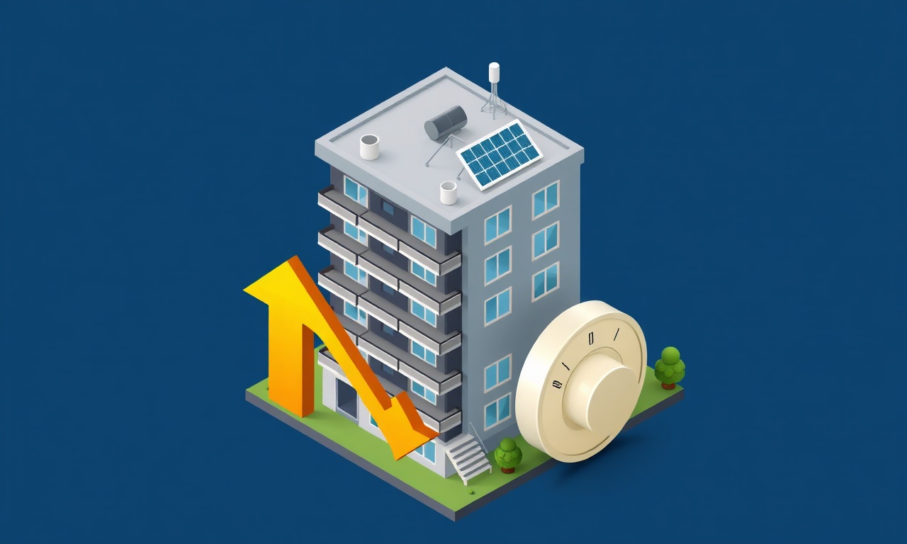 Apartmanda enerji tasarrufu ve akıllı sayaç potansiyeli illüstrasyonu
