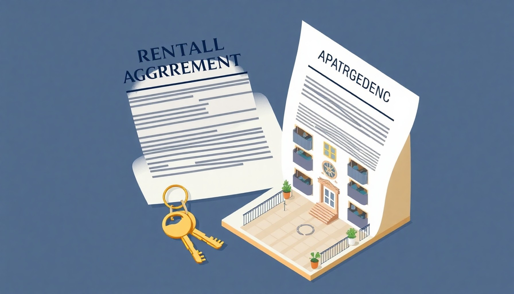 Kiracı hakları ve apartman yönetimi ilişkisi illüstrasyonu