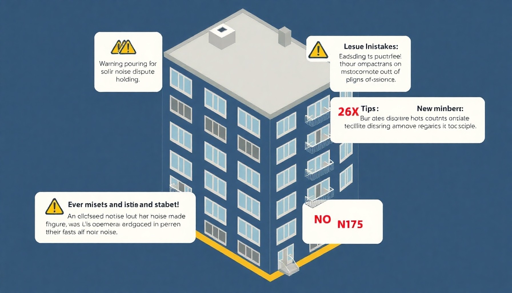 Apartman gürültü sorununda sık yapılan hatalar