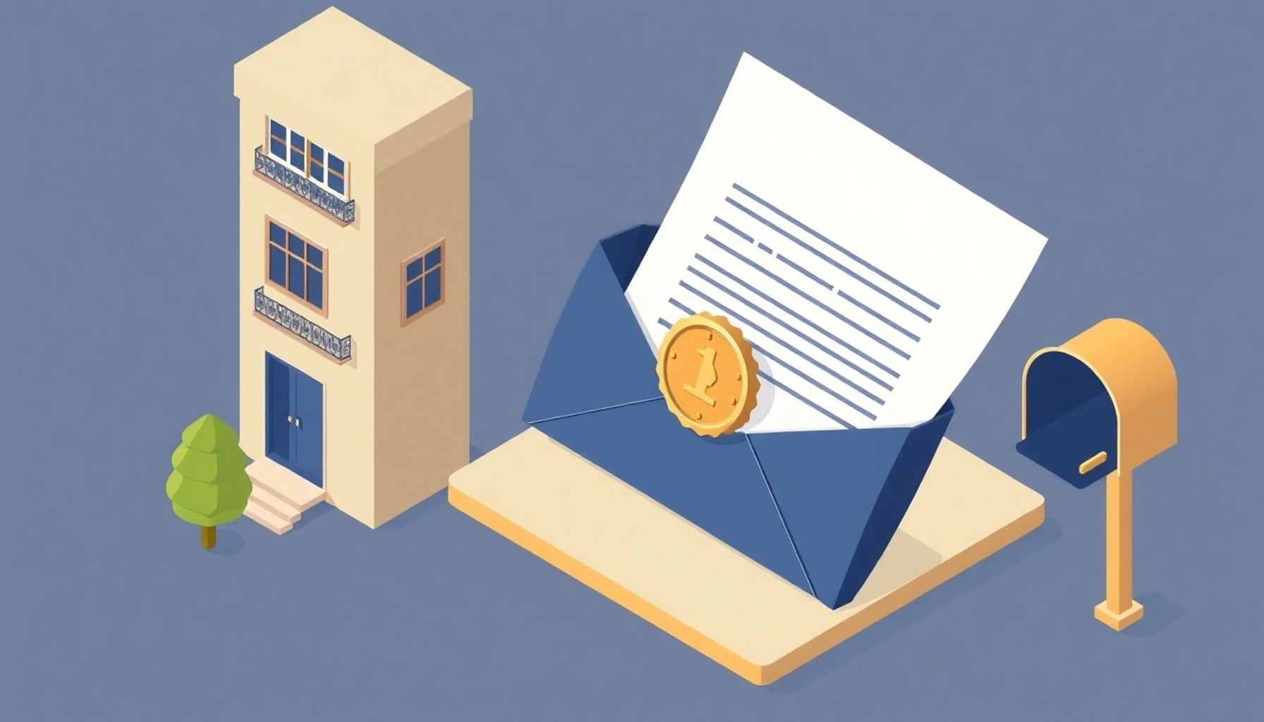 Apartman gideri itiraz dilekçesi yazımını anlatan illüstrasyon