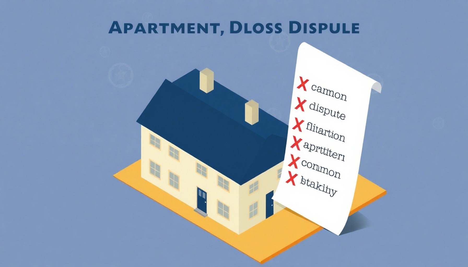 Apartman anlaşmazlıklarında yapılan yaygın hatalar listesi