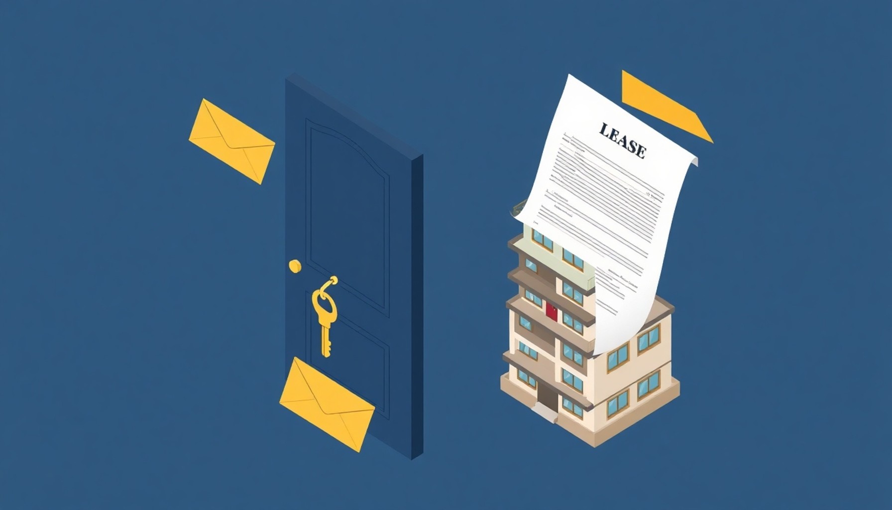 Kiracının apartman karar süreçlerindeki konumunu gösteren illüstrasyon