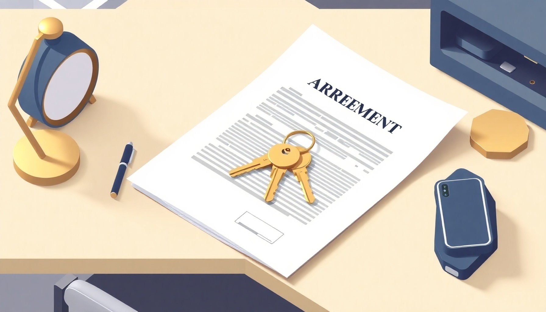 Kiracı ve apartman yönetimi sözleşmesi görseli
