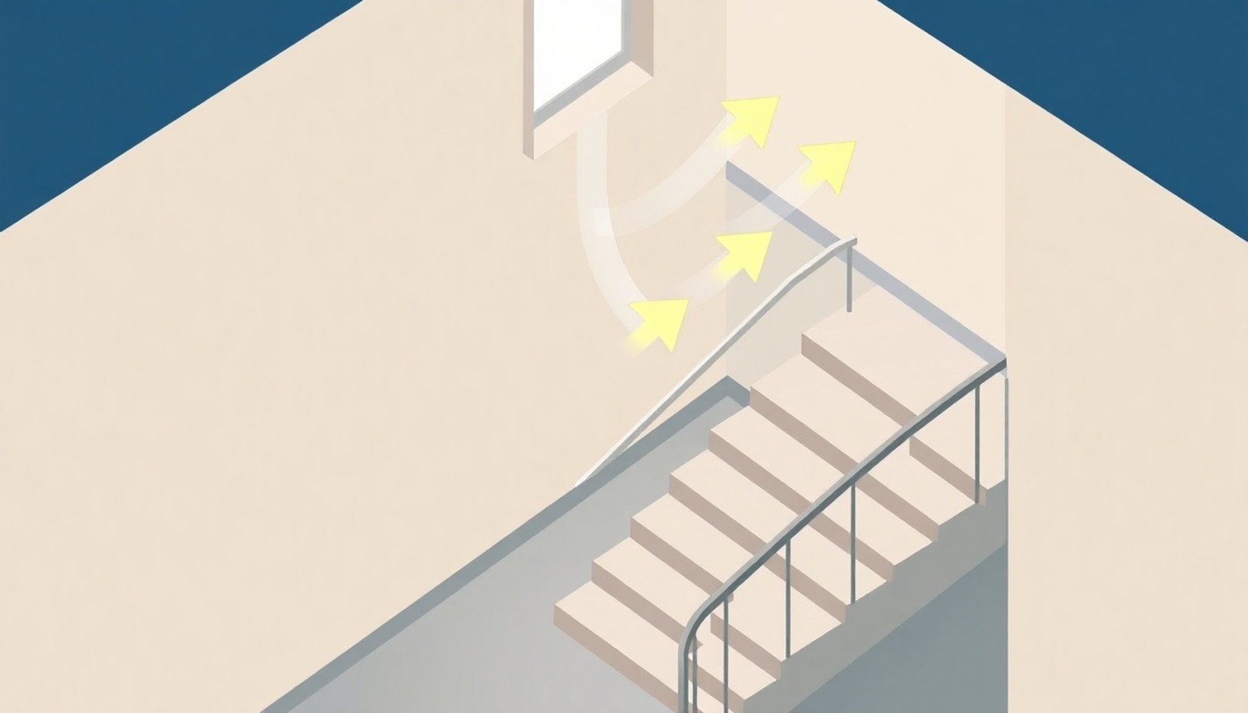 Apartman ortak alanı hava kalitesi ve pasif içicilik görseli