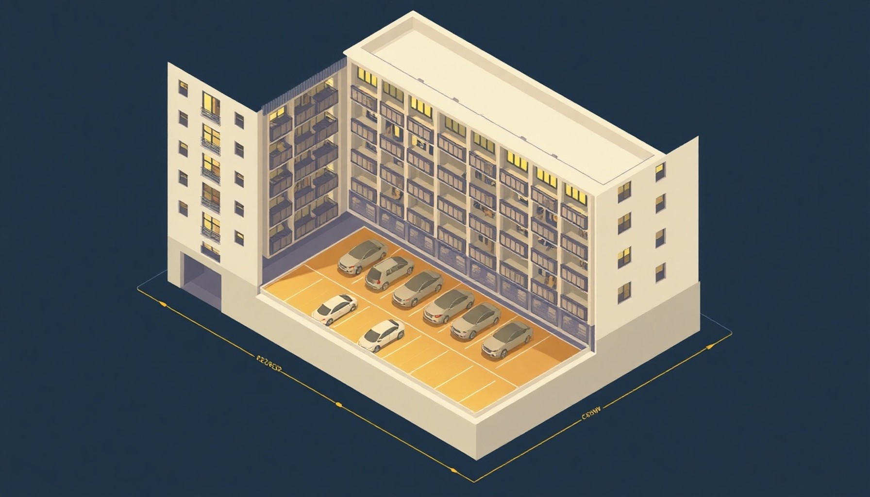 Apartman ortak otopark alanı mülkiyet şeması