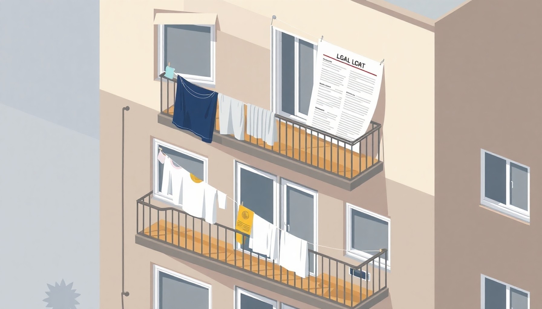 Apartmanda Balkonda Çamaşır Kurutmak Yasaklanabilir mi?