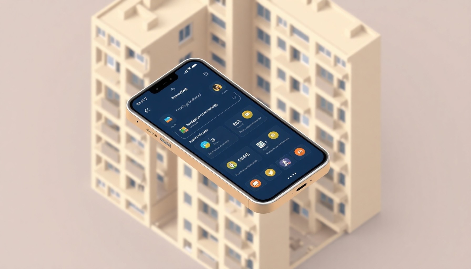 Akıllı telefonda apartman yönetim platformu bildirimleri