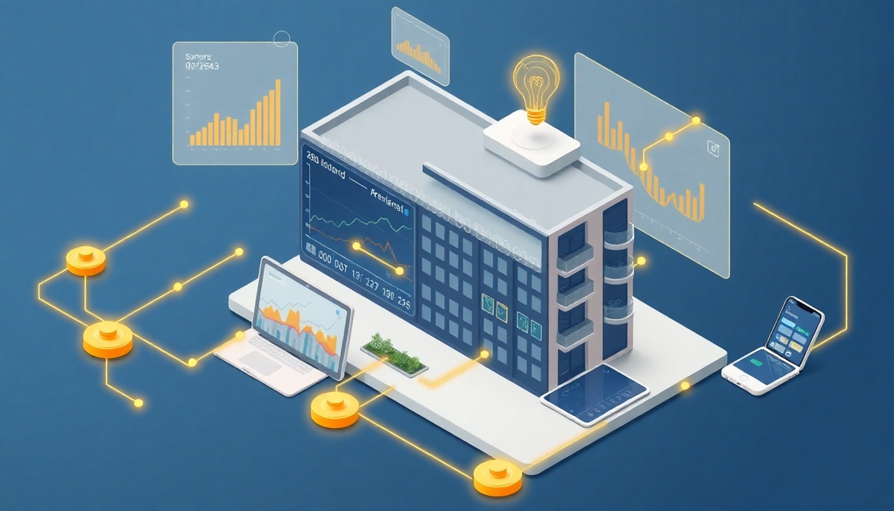 Site Yönetimi platformu ile dijital hesap şeffaflığı illüstrasyonu