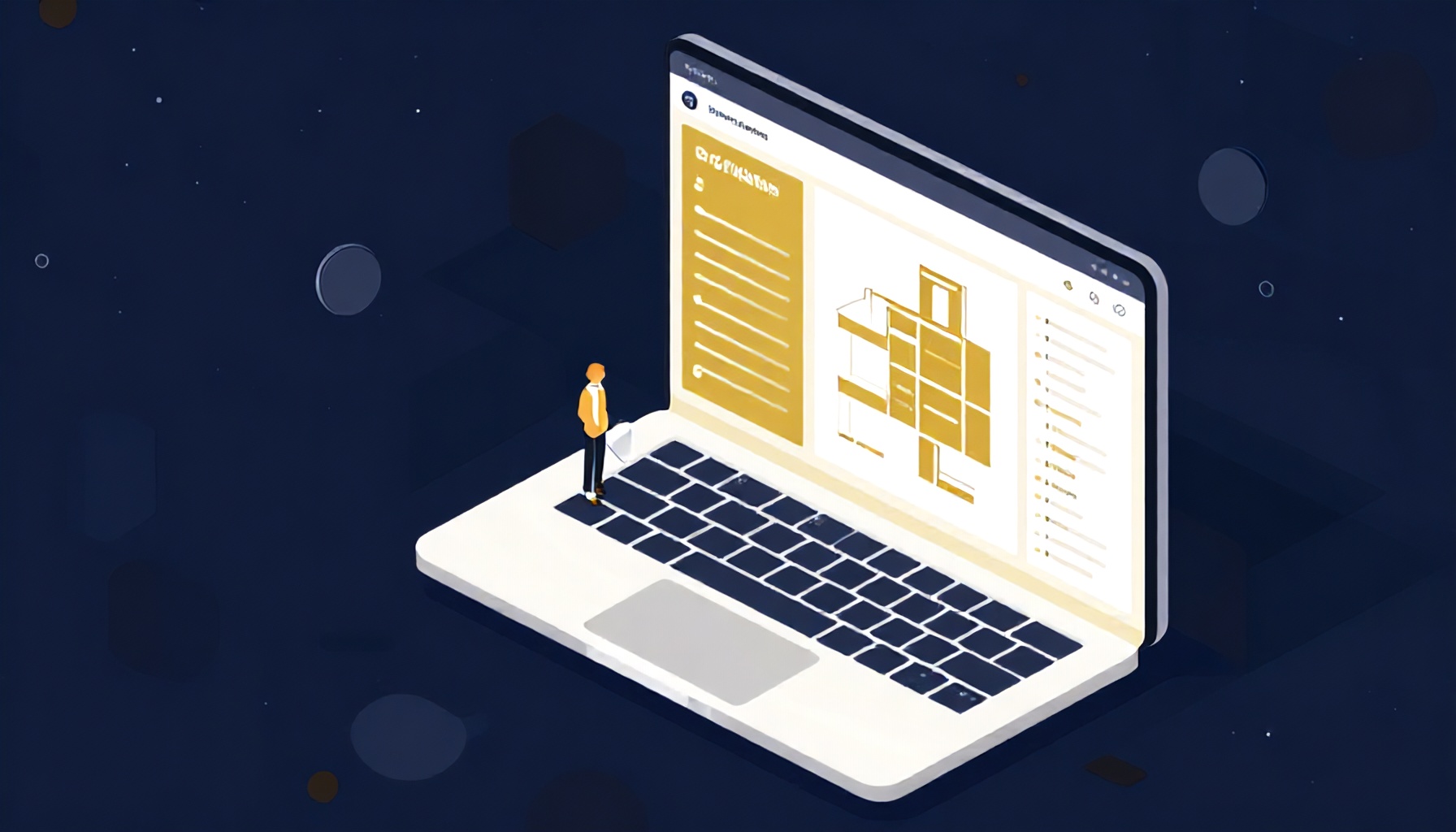 Site Yönetimi platformunun dijital yönetim paneli ekranı