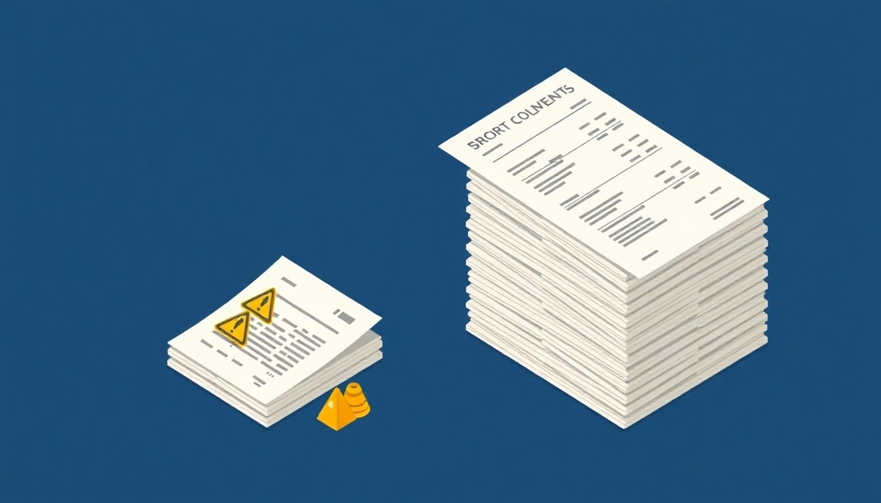Ortak gider faturasında sık yapılan hataları gösteren belge illüstrasyonu