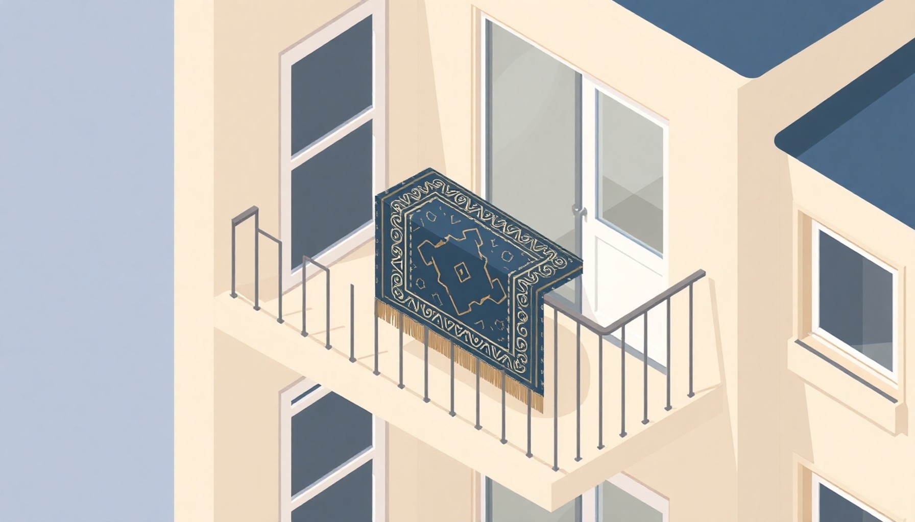 Balkon Korkuluğuna Halı ve Kilim Asmak Yasak mı? Hukuki Durum ve Komşu Hakları