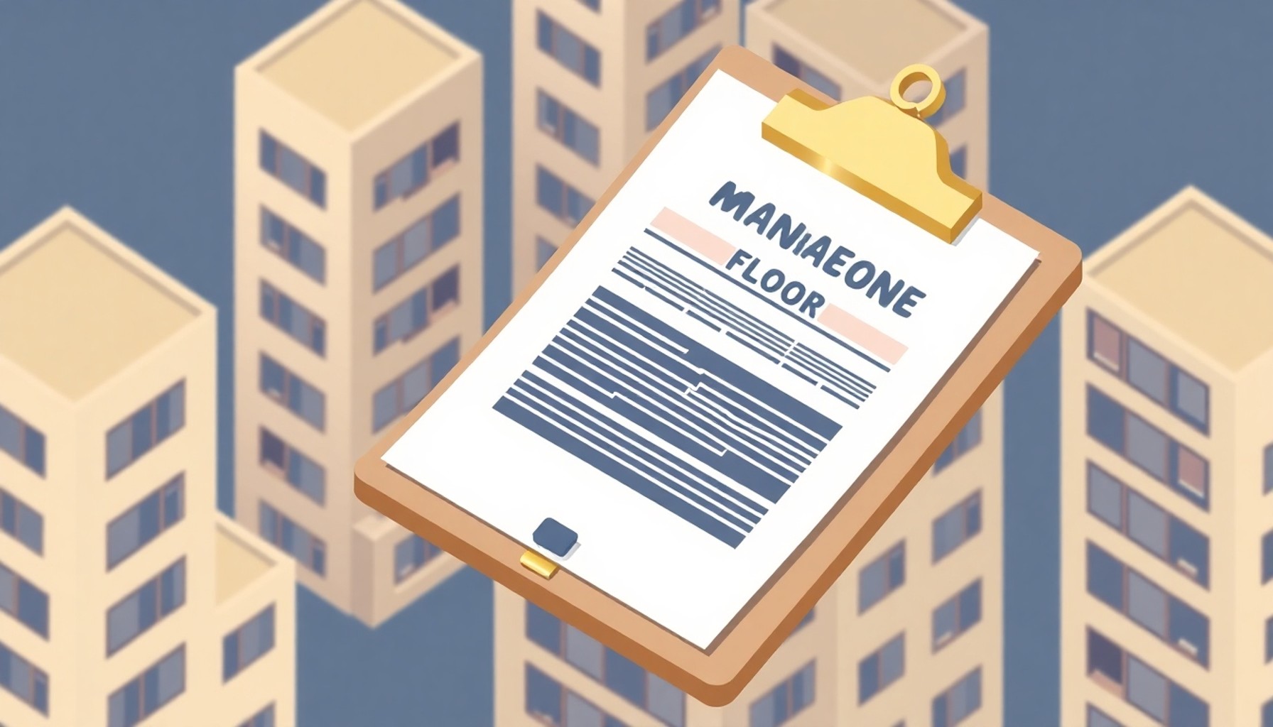Apartman yönetim planı ve kat malikleri kurulu karar belgesi illüstrasyonu