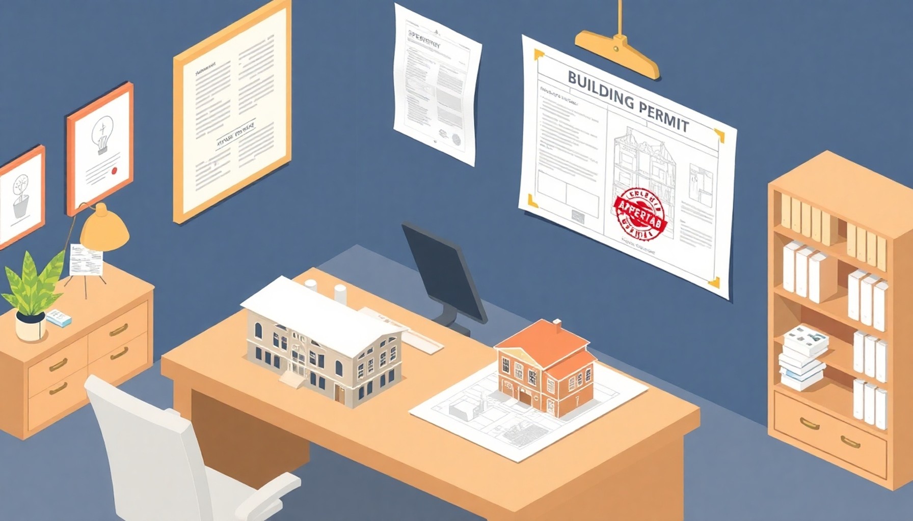 Belediye yapı izin ofisinde balkon dönüşümü projesi onaylanıyor
