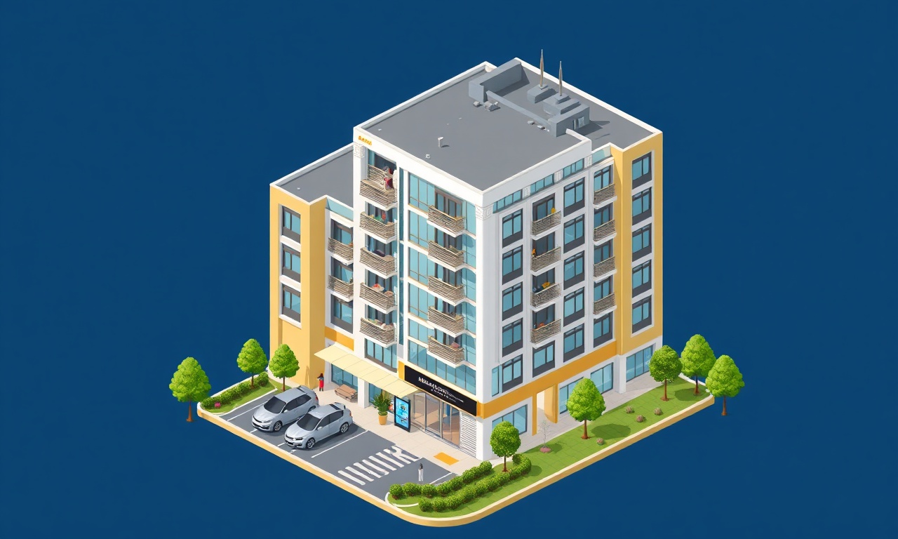 Yeniden yapım sonrası modern apartman bina yönetimi ve ortak alan düzenlemesi