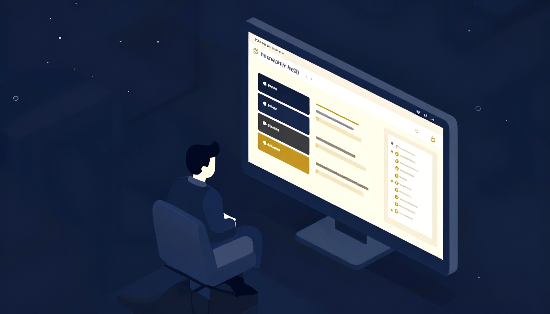 Dijital site yönetim platformu ekranı, grafikler ve bildirim paneli
