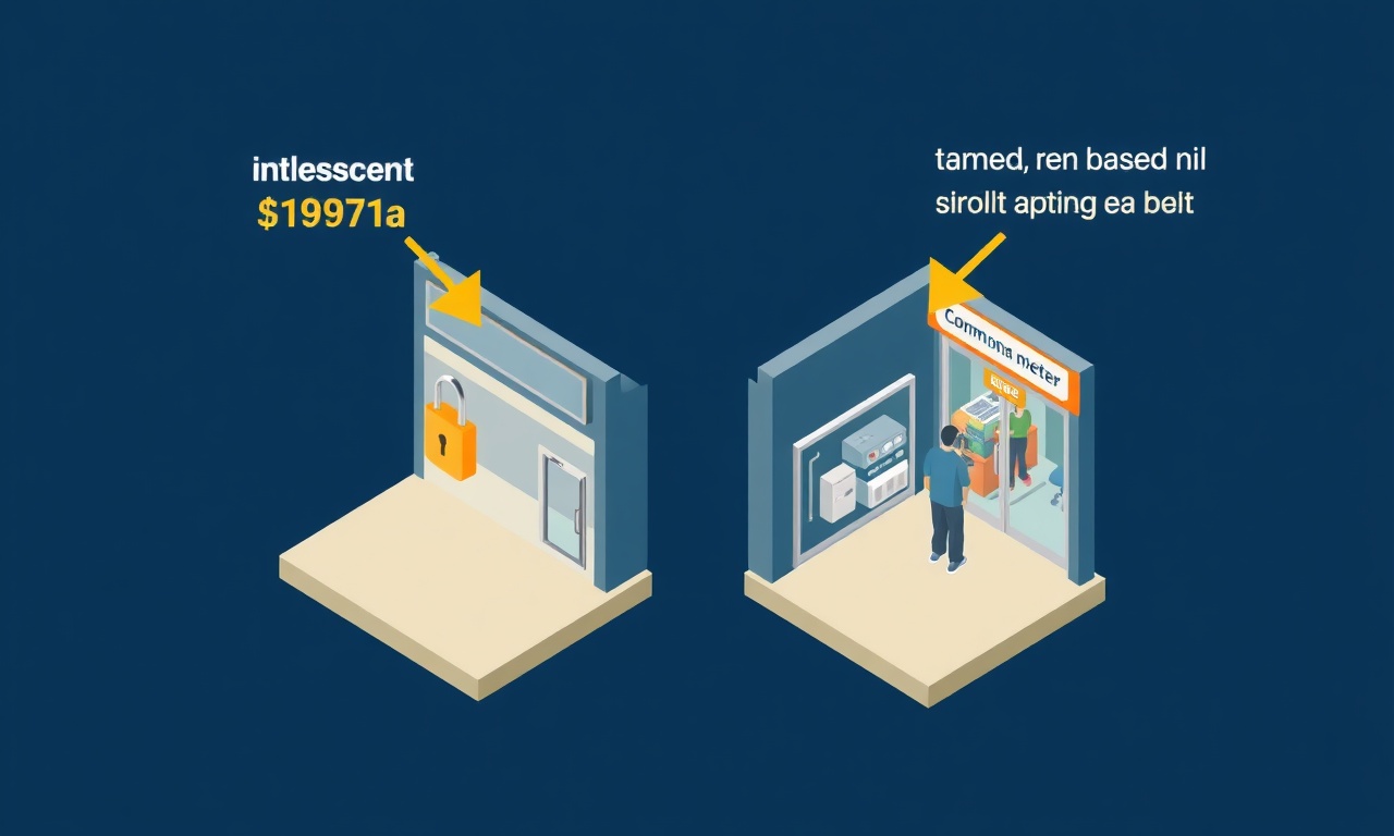 Boş ve kiracılı mağazada ortak gider karşılaştırması