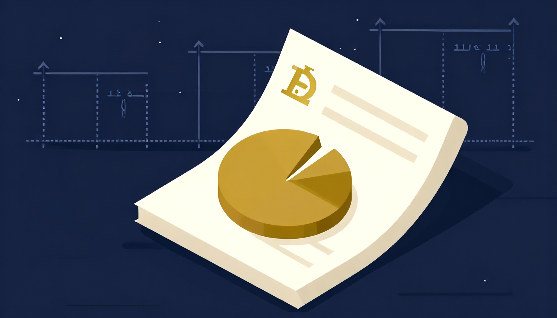 AVM ortak gider dağılımı ve finansal denge kavramının isometrik çizimi