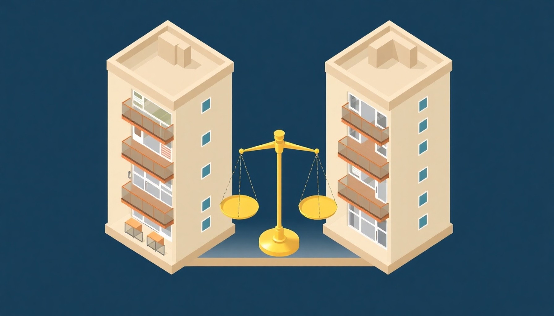 Cam balkon bulunan ve bulunmayan daire karşılaştırması ve komşu itirazı dengesi