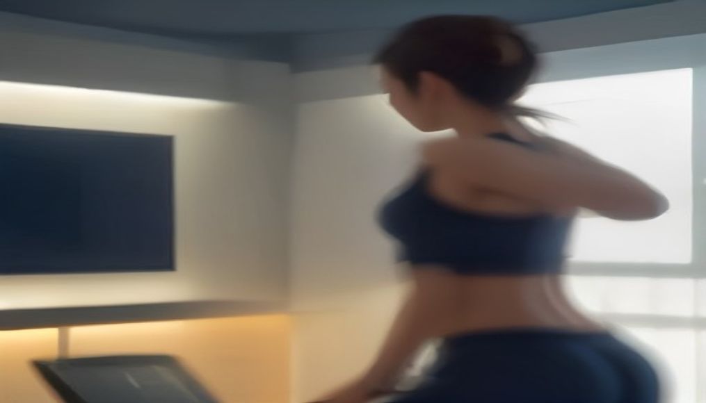 Akıllı fitness salonu ve eğitmen.