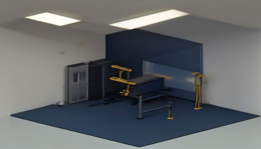 Modern fitness salonu ve yeni ekipmanlar