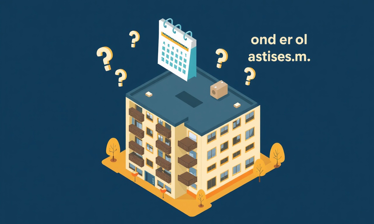 Genel kurul toplantısına katılımın zorunlu olup olmadığını gösteren apartman görseli