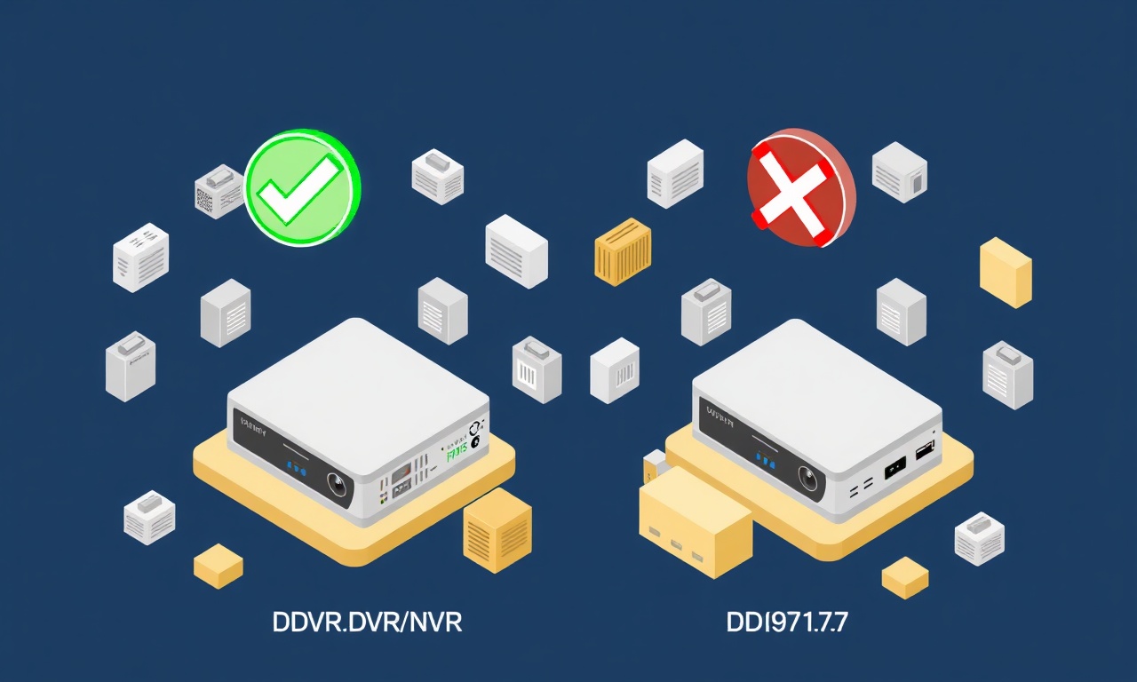KVKK uyumlu güvenlik kamerası sistemi seçimi DVR NVR karşılaştırma