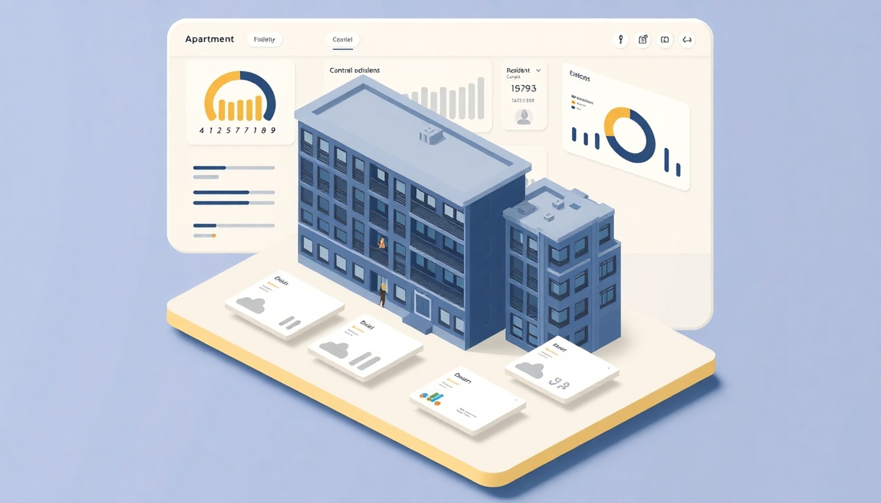 Dijital apartman yönetim platformu ile aidat takibi