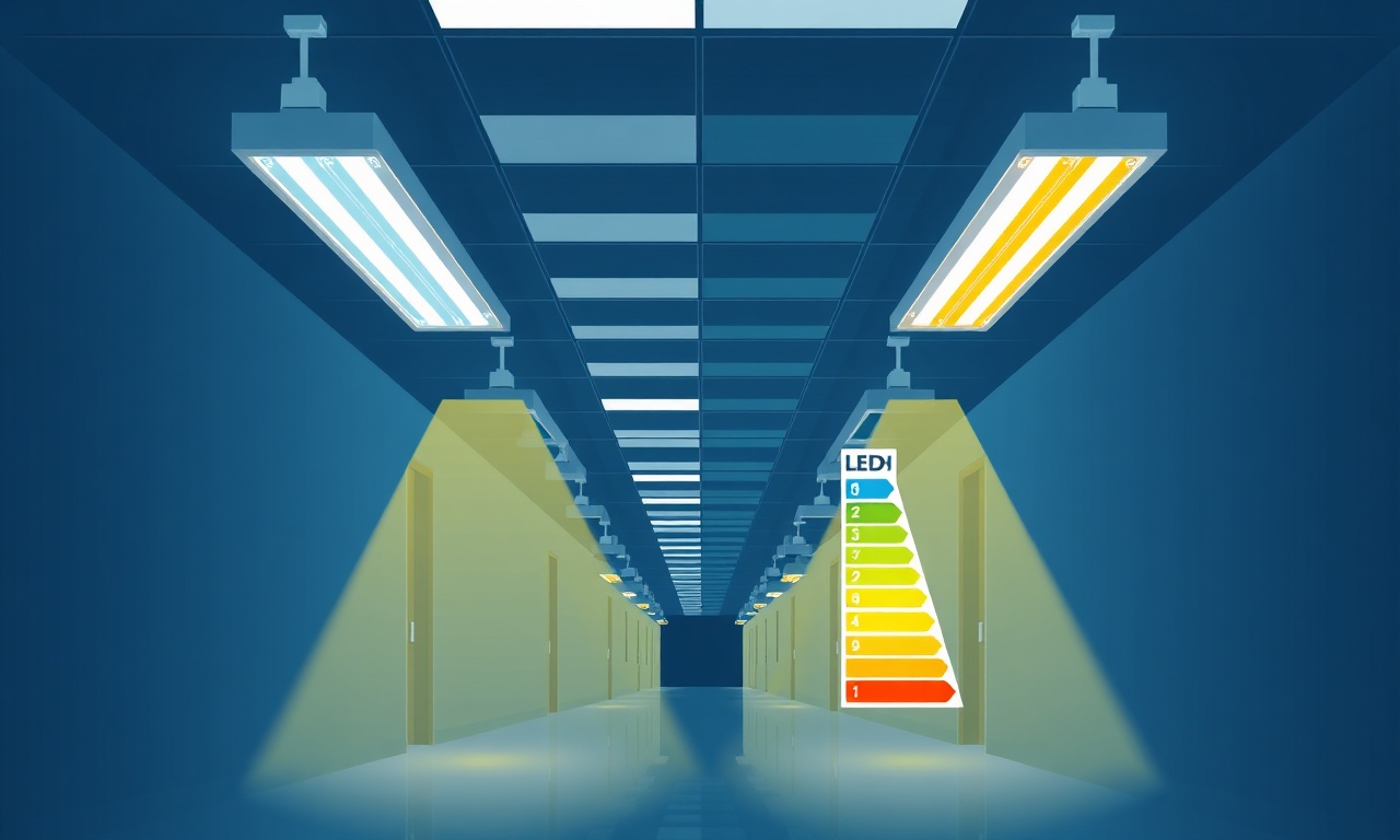 LED aydınlatma dönüşümü ile iş merkezinde enerji tasarrufu