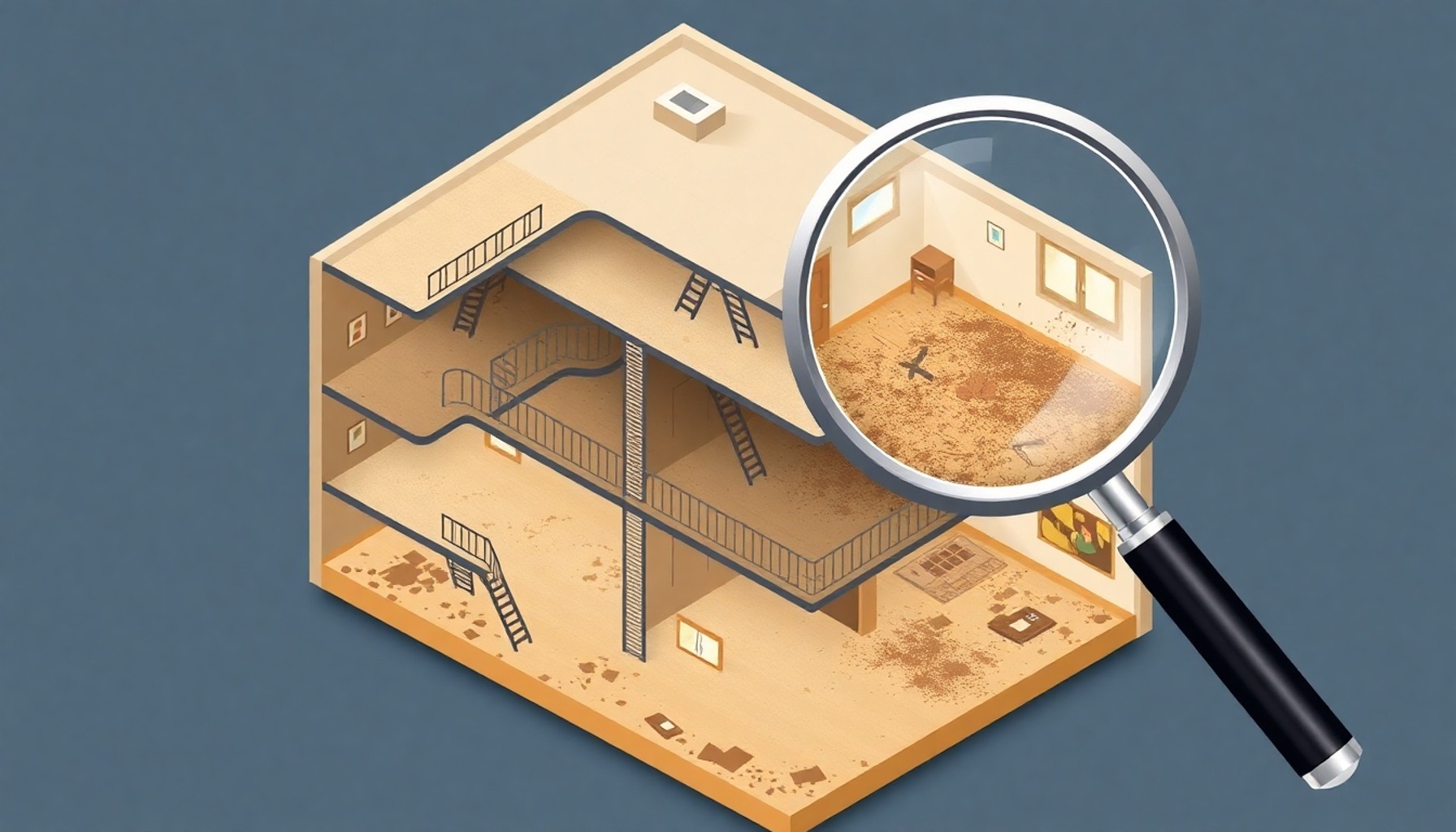 Apartman katlarında hizmet kalitesi eşitsizliği — temiz ve ihmal edilmiş koridorların karşılaştırması