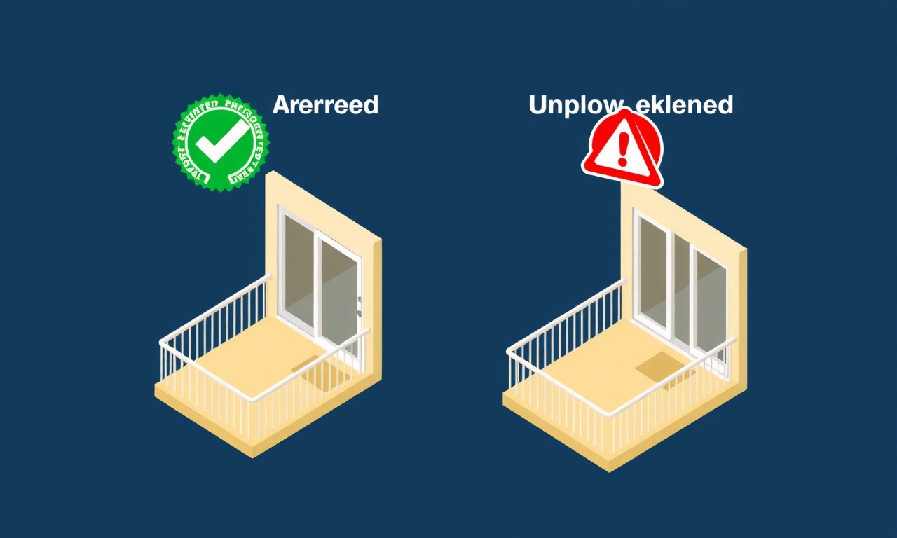 İzinli ve izinsiz balkon kapatma arasındaki farkların karşılaştırması