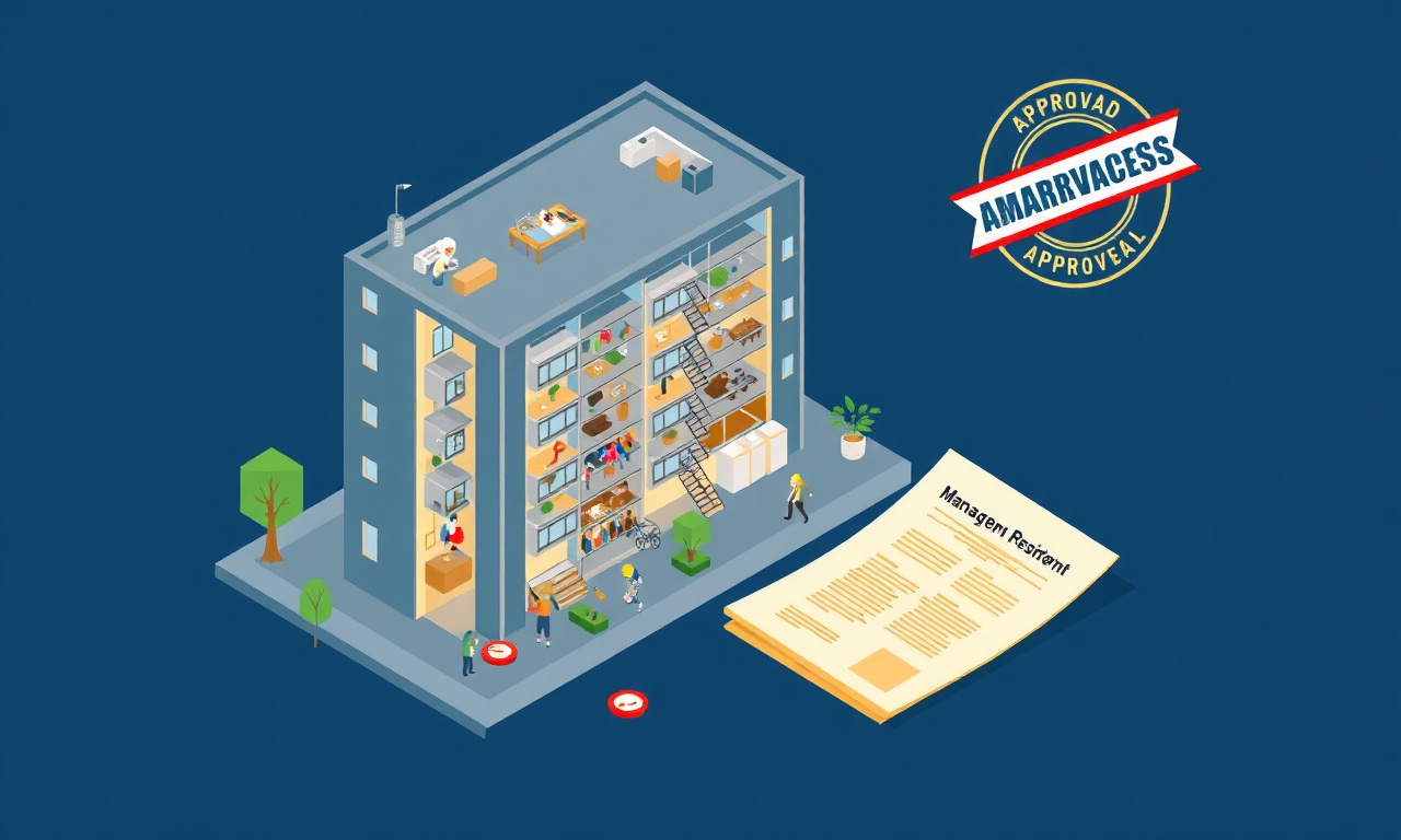 Apartman ve site yönetiminde kiracı sorumlulukları illüstrasyonu