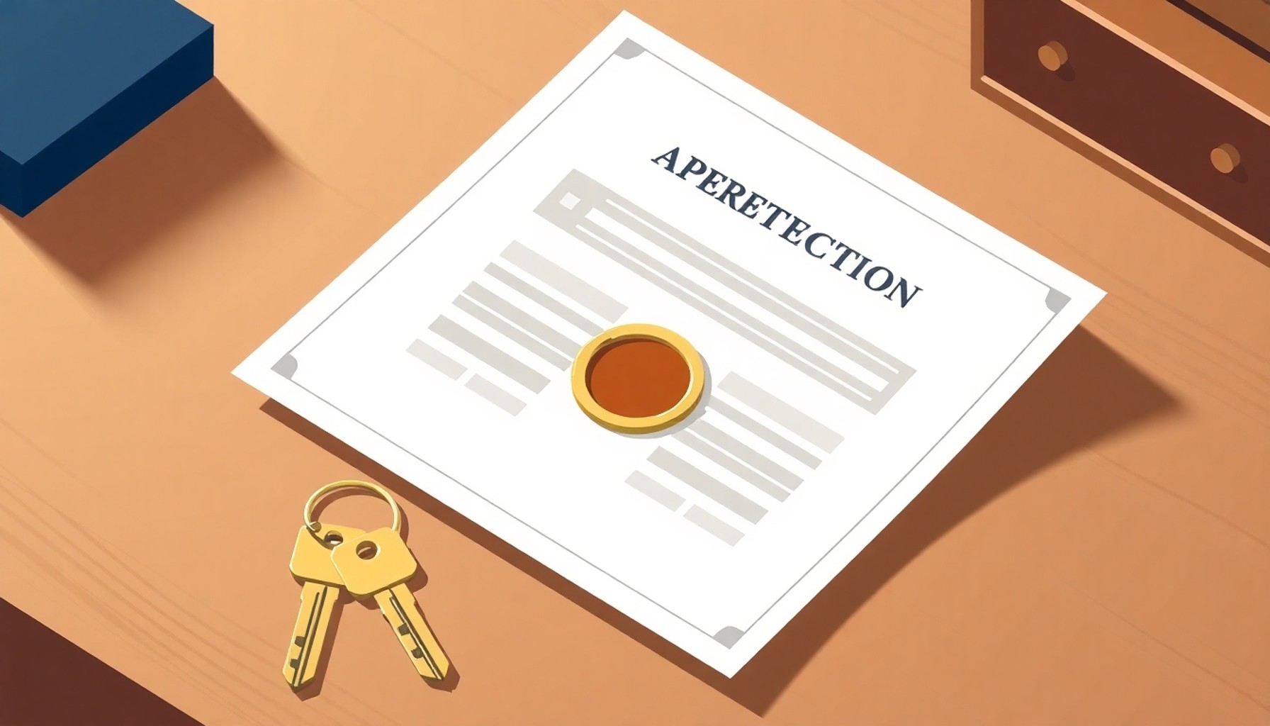 Vekaletname belgesi ve apartman anahtarları