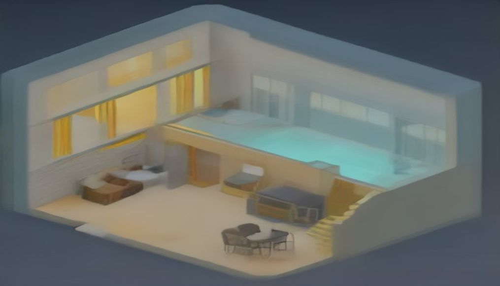 Rezidansın kat planı ve ortak alanları