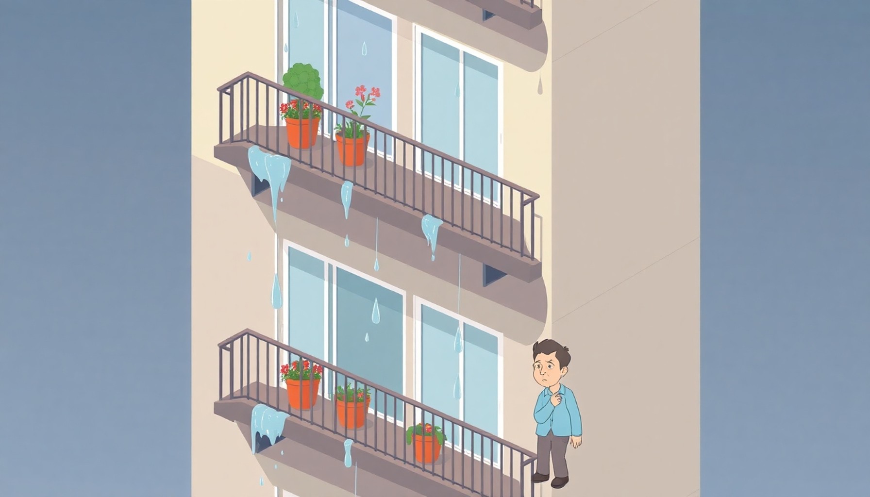Komşunun Balkon Çiçeklerinin Suyu Balkonuma Akıyor: Ne Yapmalıyım?