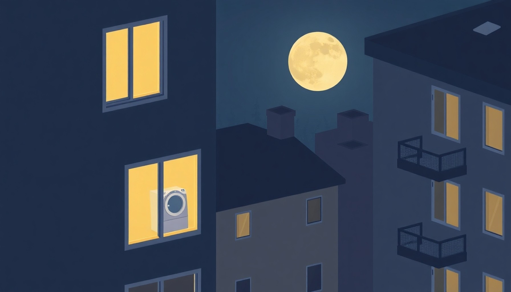 Komşunun Çamaşır Makinesi Gece Çalışıyor: Ne Yapmalısınız?