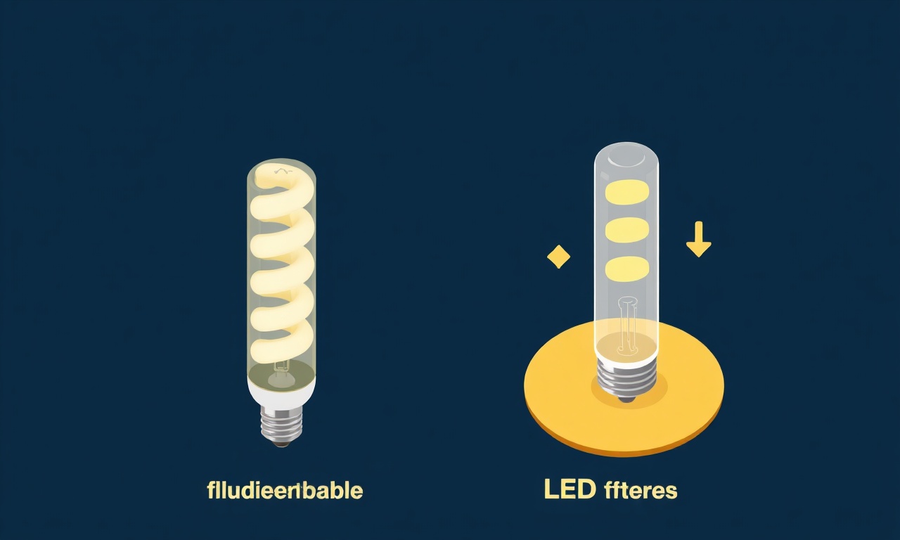 Floresan ve LED tüp karşılaştırması enerji verimliliği görseli