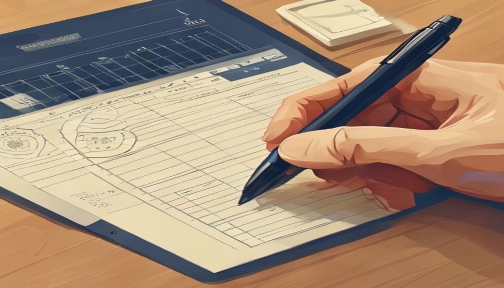 Tapu belgesi imzalanırken detaylı bir sahne