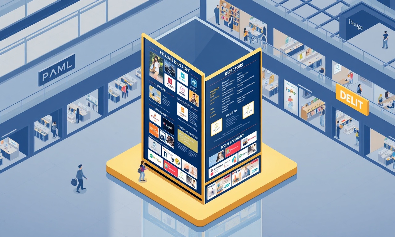AVM dijital mall directory kiosk sistemi