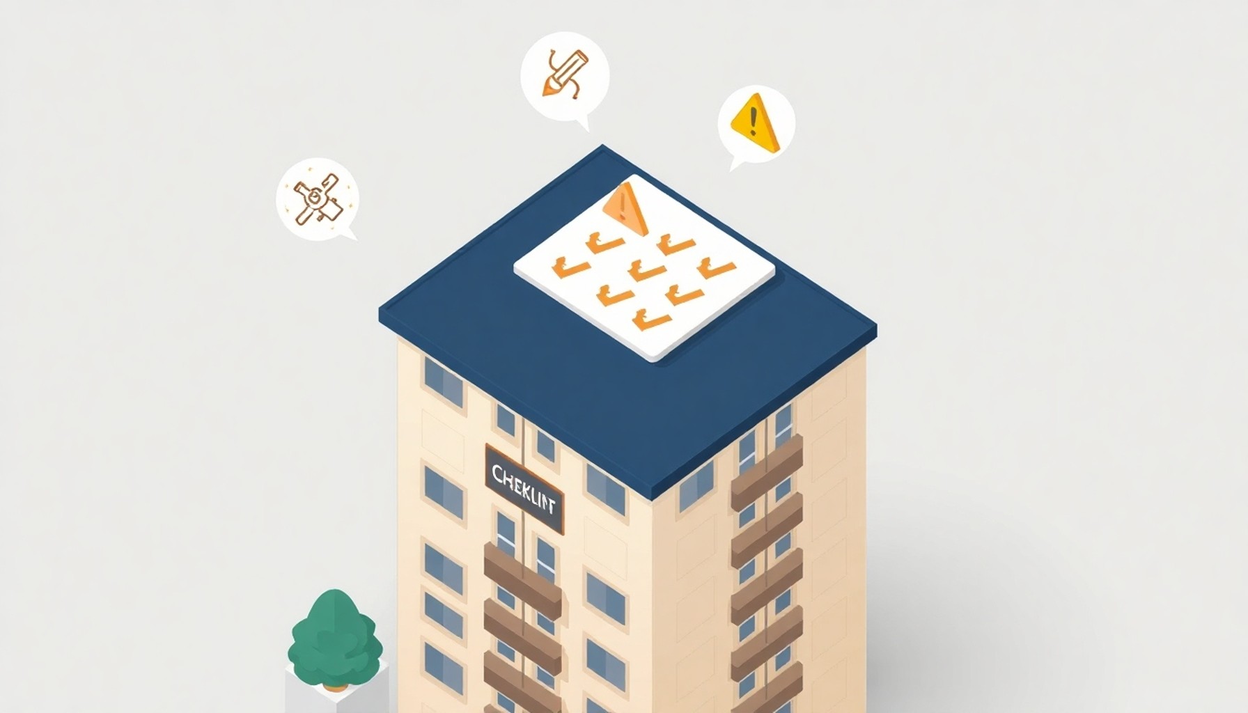 Apartman yönetimi sürecinde sık yapılan hataları gösteren uyarı listesi