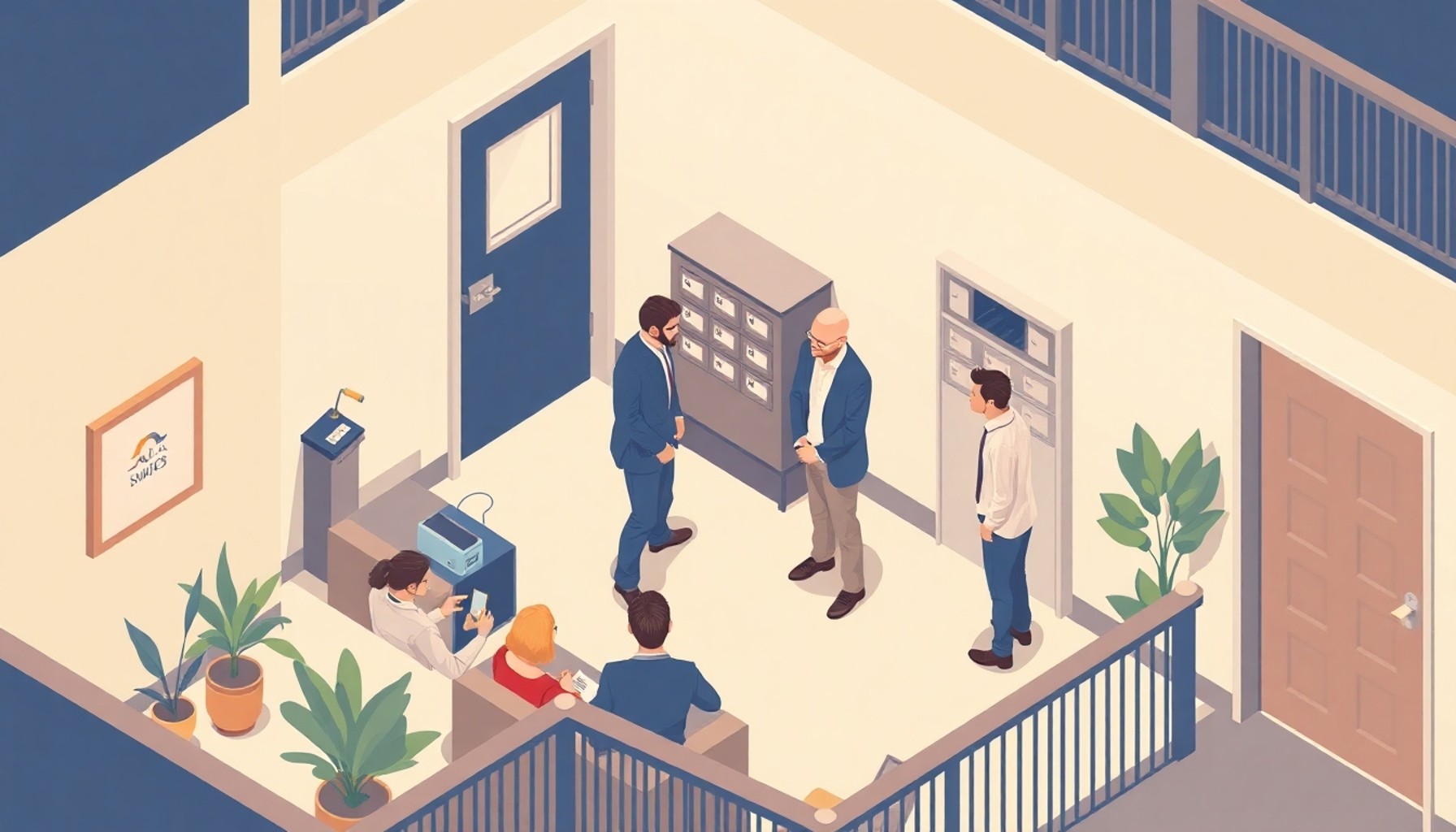 Apartman sakinleri arasında otopark kullanımı konusunda diyalog