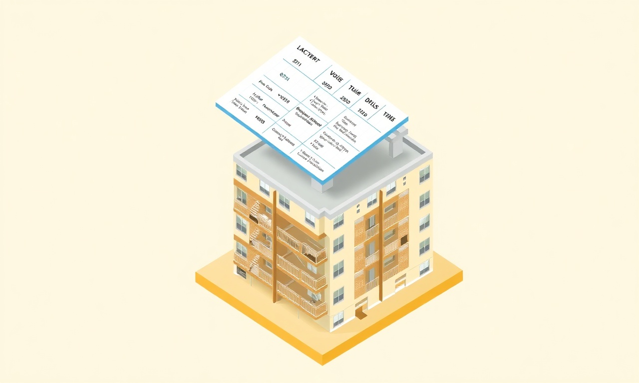Apartman gürültü saat sınırlarını ve kural karşılaştırmasını gösteren tablo illüstrasyonu