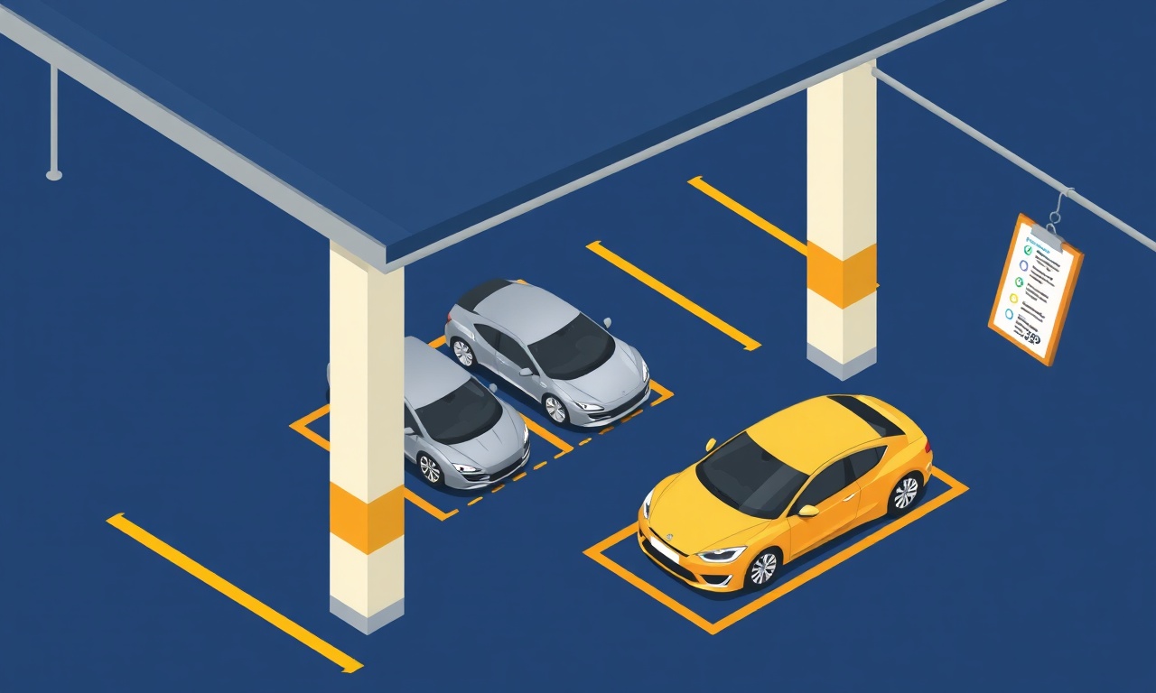 Kapalı otoparkta araç tahsis yönetimi ve park yeri numaralandırma sistemi