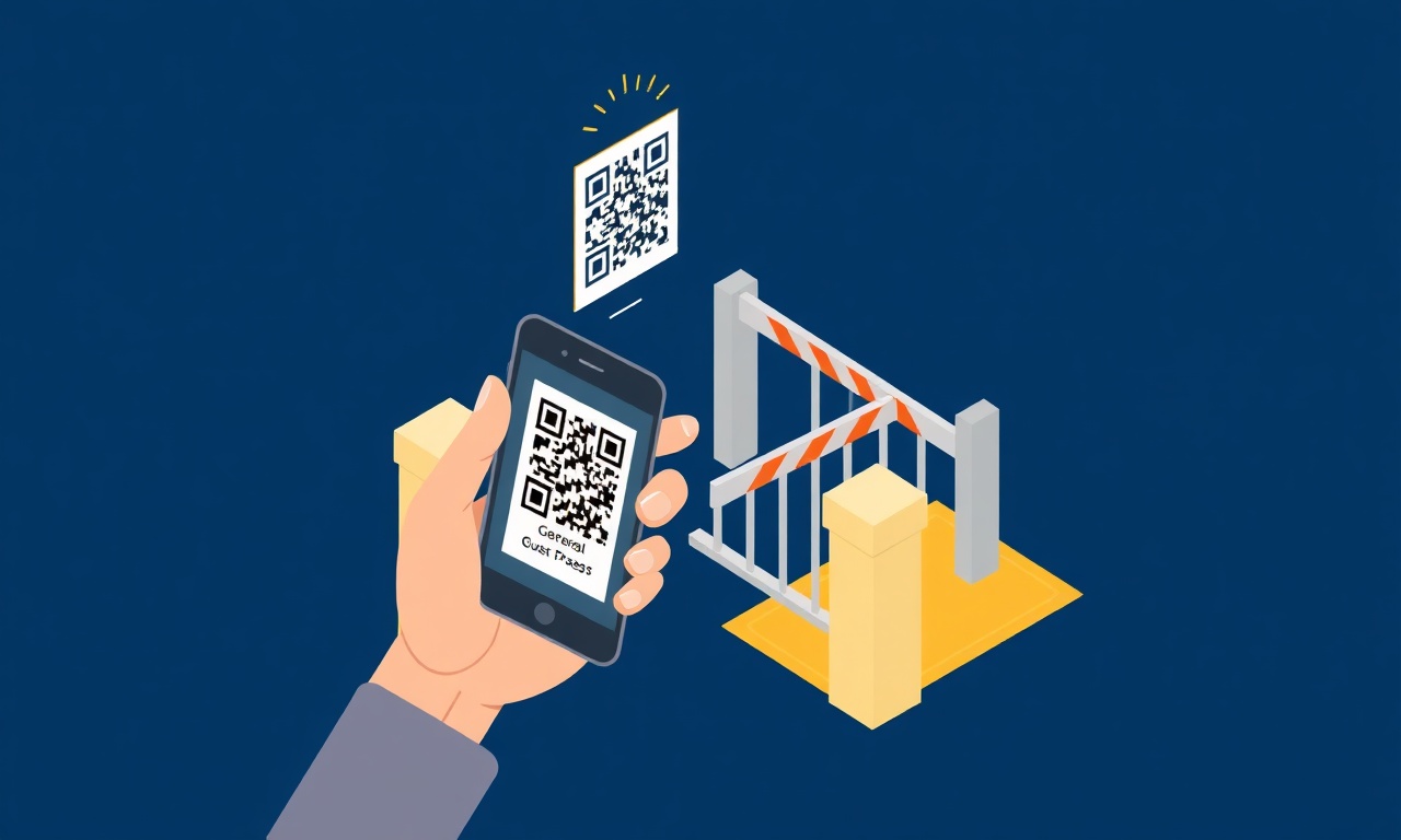 Dijital misafir araç izni oluşturma ve QR kodlu otopark erişimi