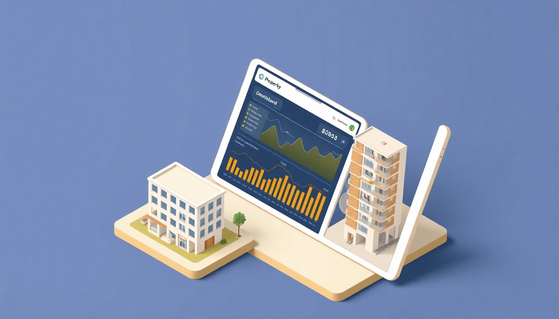 Dijital apartman yönetim platformu ekranı