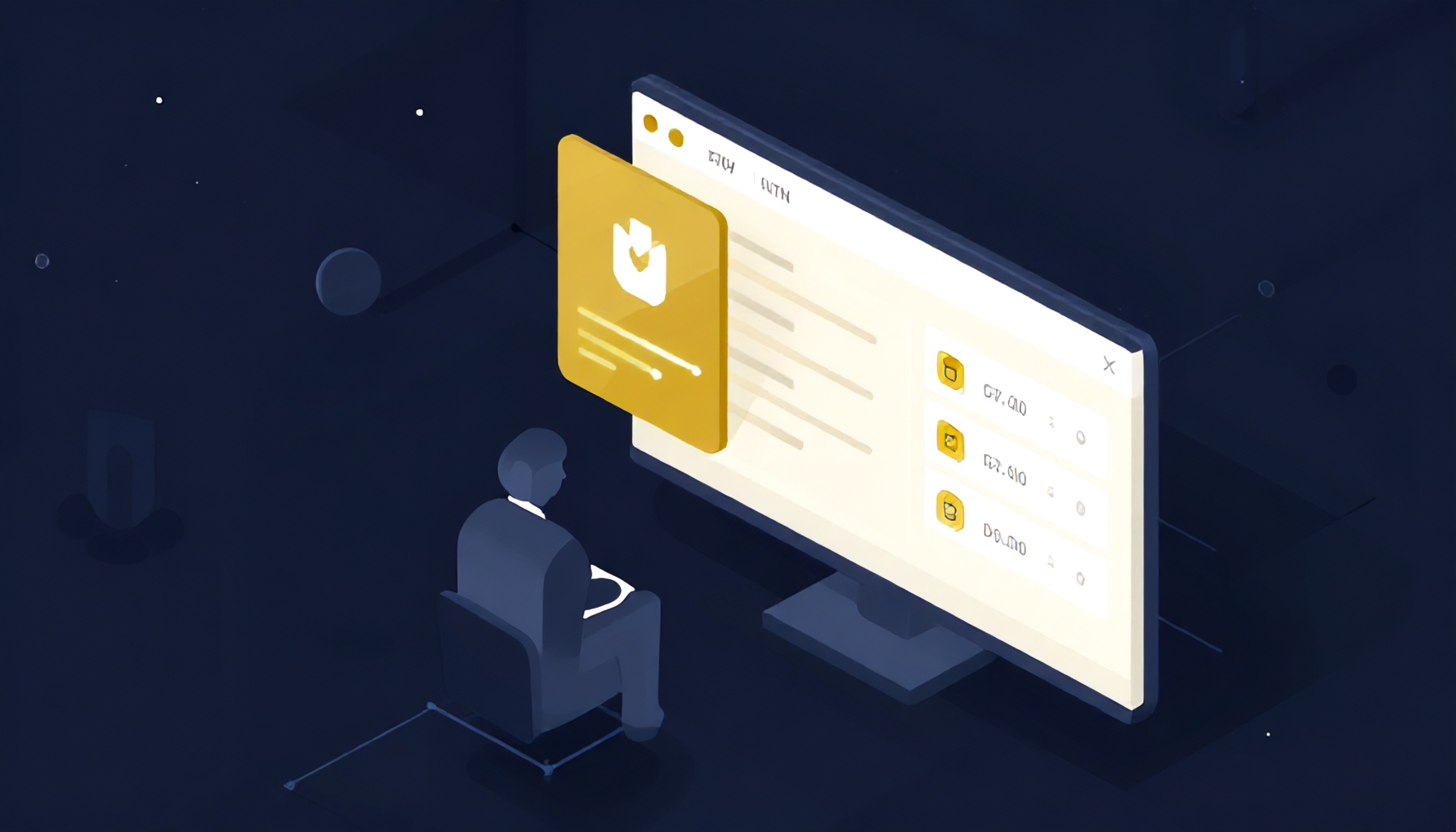 Site yönetimi platformu ve şeffaf bina yönetimi temsili görseli