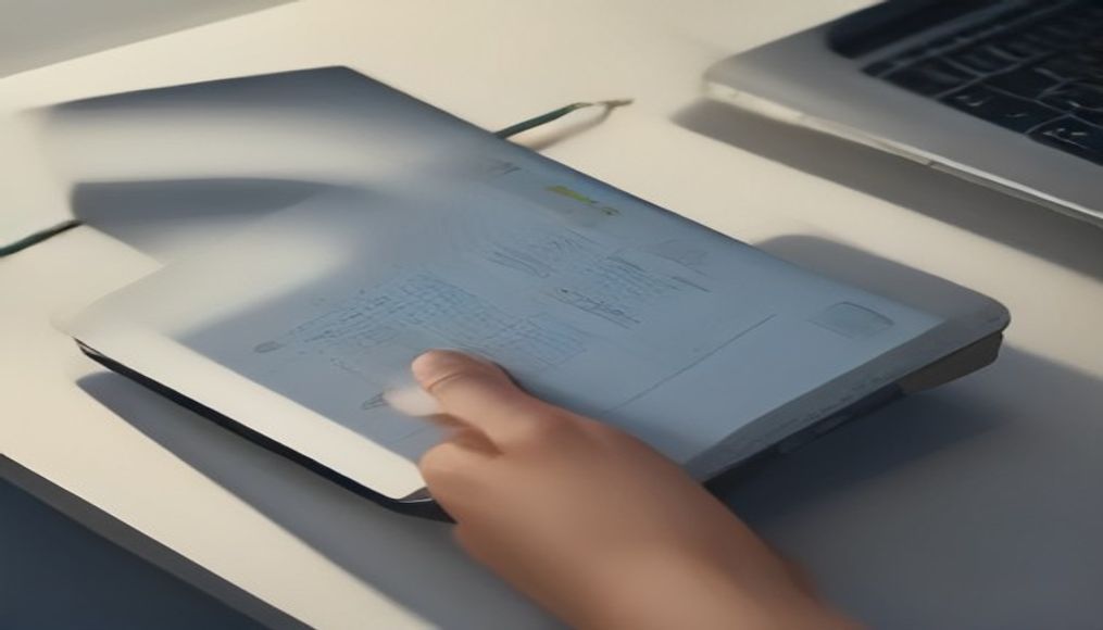 Aidat dökümünde personel maliyeti satırı gösteren tablet ekranı