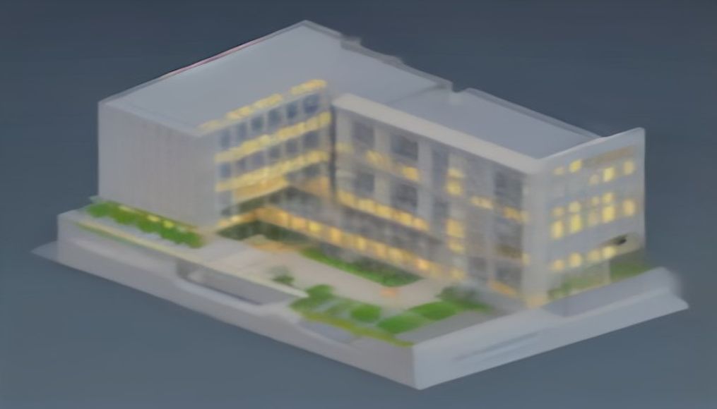 Yönetim planı ve ortak alanların etiketli kesit görünümü