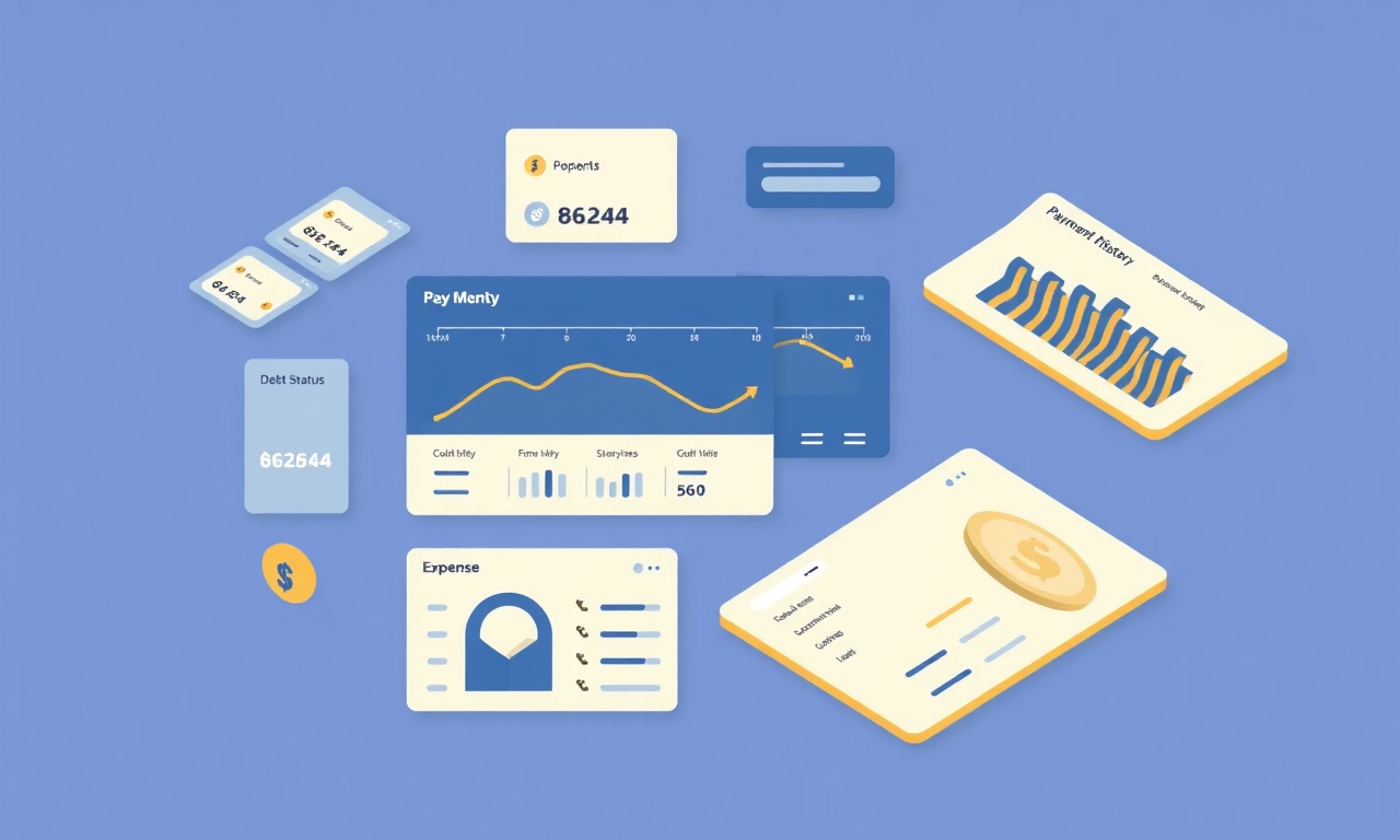 Borç görüntüleme ekranının temel bileşenleri ve dashboard modülleri